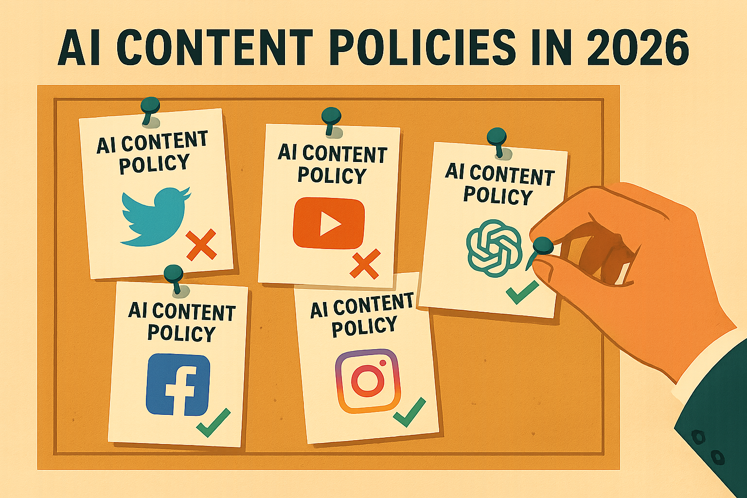 AI Content Policies in 2026: Google, YouTube, and LinkedIn Rules ...